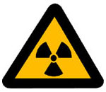 סמל המזהיר מפני סכנה רדיואקטיבית